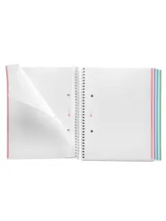 Kolegij blok Miquelrius A5 70g 120L spiralni crte Aurora Santorini MR4251