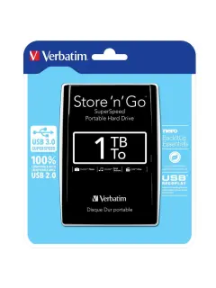 Externi hard disk Verbatim #53023 Store'n'Go 2,5" 1TB USB 3.0 Gen1, crni
