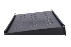 Extralink 1U 350mm Cantilever Shelf, Gray, for 19" wall cabinets