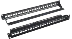 MaxLink Patch panel 19" - 1U, 24 ports, empty, STP ready