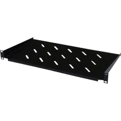 NaviaTec 19" Cantilever shelf, 1U, 400mm, Black
