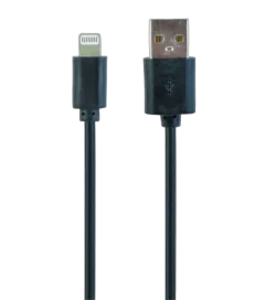 Gembird USB to 8 pin Lightning sync and charging cable, black, 2m