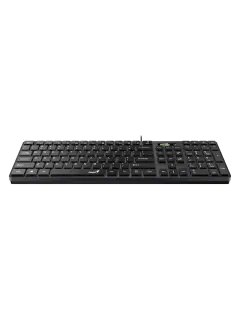 Genius SlimStar 126, tipkovnica, USB, crna