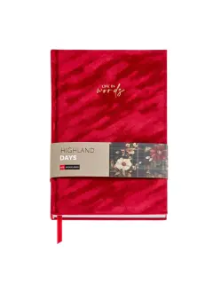 Notes Miquelrius A5 Highland Days plišani crveni 80L 80g/m2 čista MR8293