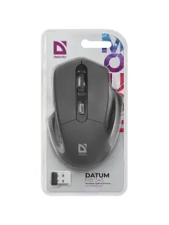 Miš Defender Datum MB-345, optički bežični,  crni