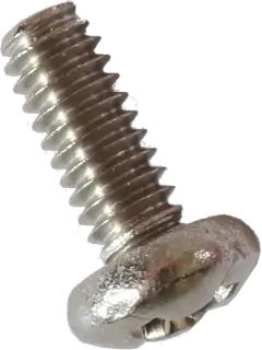 Steel bolt M2 5 mm, 100 pcs.