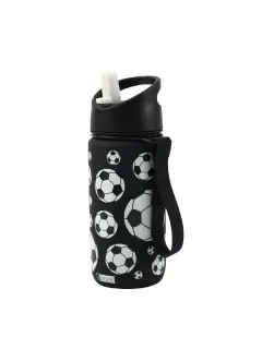Plastična boca iTotal od tritana 500ml Nogomet crna ID2120M