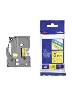 Vrpca Brother p-touch TZE611 6mm yellow/black