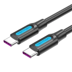 Vention USB 2.0 C Male to Male 5A Cable 2m, Black