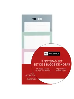Set blok Miquelrius 90g 90L ToDo kolekcija 3/1 MR28159