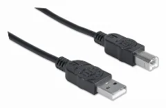 Manhattan kabel USB-A/USB-B M/M,za printer,5m,crni