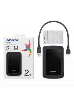 ADATA Ex HDD HV300, 2TB, usb3.0, crni