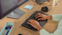 Logitech Wave Keys Wireless, Graphite, HR
