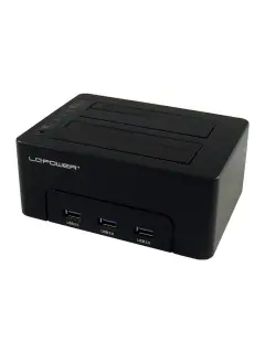 LC-Power dock za SSD/HDD, 3xUSB Hub, USB 3.0