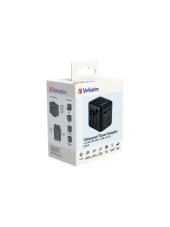 Adapter Verbatim UTA-02 #49544 univerzalni putni, USB-C PD i USB-A QC