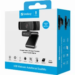 Sandberg USB Webcam Autofocus DualMic
