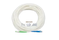 NFO Patch cord, SC UPC-SC APC, Singlemode 9 125, G.657B3, Simplex, 3mm, LSOH, 10m, white