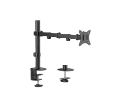 Gembird Adjustable desk display mounting arm (rotate, tilt, swivel), 17”-32”, up to 9 kg