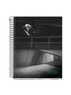 Kolegij blok Miquelrius A5 70g 140L spiralni crte Extra rigid cardboard lifestyle skate park MR4198