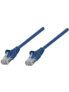Intellinet Cat6, CCA, U/UTP, PVC,RJ45, 1m, plavi