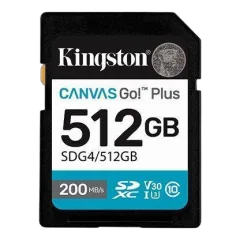 Kingston 512 GB Canvas Go! Plus SD Memory Card