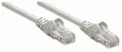 Intellinet Cat6, CCA, U/UTP, PVC, RJ45, 15m, sivi