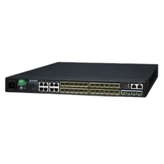 Planet Layer 3 16-Port 100 1000X SFP 8-Port Gigabit TP SFP 1000X SFP 4-Port 10G SFP Stackable Managed Gigabit Switch with 36-75V DC Redundant Power