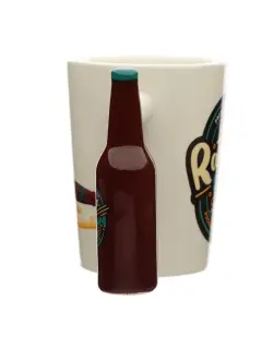 Keramička šalica Puckator s drškom u obliku piva „Radije bih pio pivo” 300 ml SMUG320