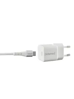 Punjač zidni Intenso #7803042, W30C GaN + C315C kabel, 30W bijeli