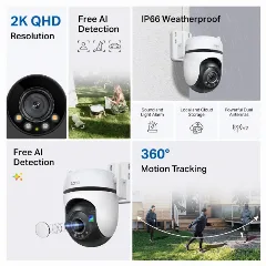TP-Link Tapo C520WS Outdoor Pan Tilt Security Wi-Fi Camera
