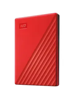 WD My Passport 4TB Portable, USB 3.0 Red