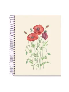 Kolegij blok Miquelrius A5 90g 80L spiralni kocke Entredos Papaver Rhoedas MR4505