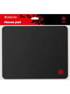 Podloga za miš Defender, Black One, 200×250×2mm, crna