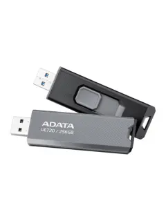 ADATA UE720, 128GB, USB3.2 Gen 2, sivi