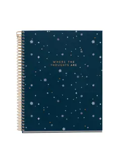 Kolegij blok Miquelrius A5 70g 100L spiralni crte Extra rigid cardboard lifestyle thoughts midnight MR46917