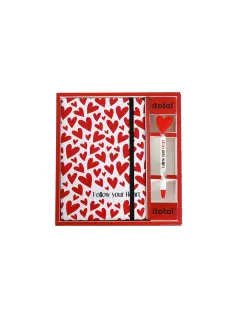 Set kemijska olovka i notes iTotal Follow your heart XL1831B