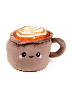 Plišani stoper za vrata Puckator Foodiemals Cappuccino DST168