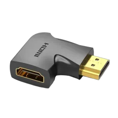 Vention HDMI 90 Degree Male to Female Vertical Flat Adapter Black