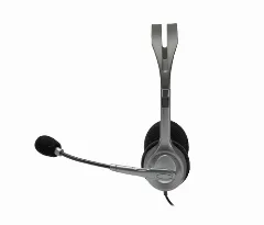 Logitech H110 slušalice s mikrofonom, stereo, siva