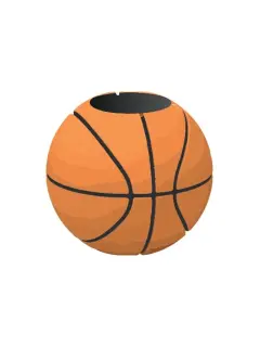 Čaša za olovke iTotal u obliku košarkaške lopte SPORT 3D XL3034C