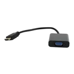Gembird HDMI to VGA adapter cable, single port, black