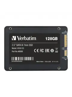 SSD Verbatim #49350 128GB, Vi550 S3, 2.5" SATA III 7mm, r520/w430Mbs