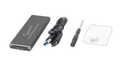 Gembird M.2 drive USB 3.0 enclosure, black