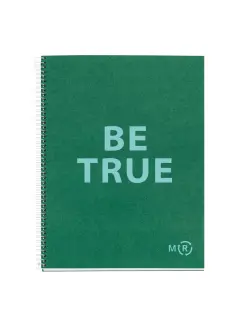 Kolegij blok Miquelrius A4 90g 80L spiralni crte Recycled cardboard be eco emerald MR46888