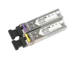 MikroTik Pair of SFP 1.25G module for 80km links with Single LC-connectors