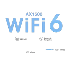 TP-Link AX1500 Whole Home Mesh Wi-Fi 6 System (2-Pack)