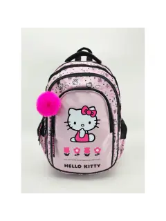 Ruksak školski St.Right Hello Kitty 16" rozi
