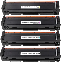 Toner Static Control HP W2411A, 216A, Cyan