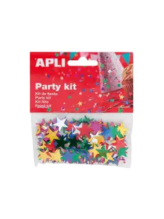Confetti zvjezdice razne boje Apli 15mm 14g 13821