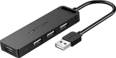 Vention USB 2.0 Hub 4-Port 0.15M Black